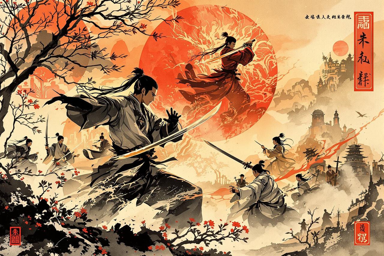 国风武侠巅峰之作盘点 - 国漫ai古风国漫专题 国风武侠巅峰之作盘点 - 国漫ai专题策划